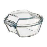 Small Round Glass Casserole Dish