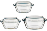 Set Of Three Casserole Dishes