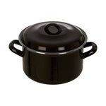 Porter Black Enamel 18cm Casserole Dish