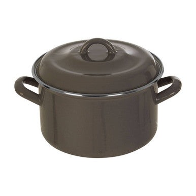 Porter Grey Enamel 20cm Casserole Dish