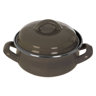 Porter Grey Enamel 12cm Casserole Dish