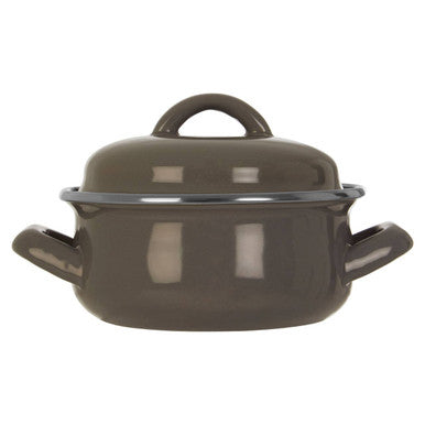 Porter Grey Enamel 12cm Casserole Dish