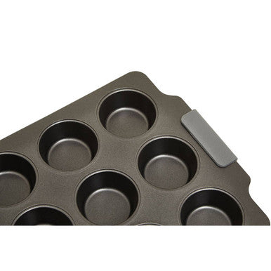 From Scratch Grey Twelve Cup Muffin Tray