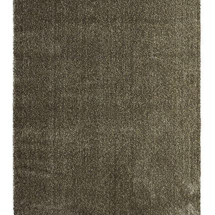 Taupe Plain Shaggy Rug - California-Bargainia.com