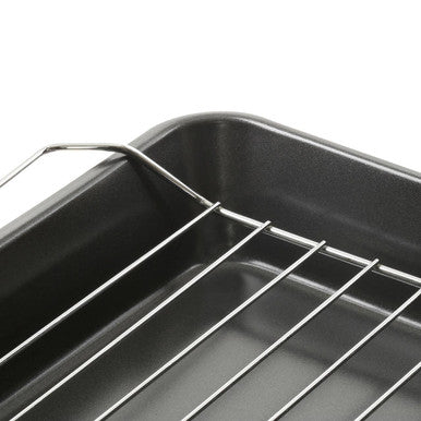 Mari Set Of Three Roasting Trays With Wire Racks