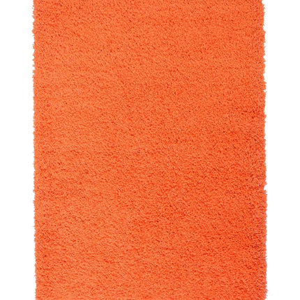 Orange Thick Shaggy Rug - California