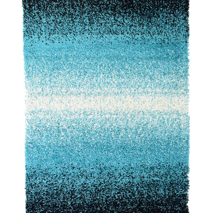 Teal Blend Shaggy Rug - California