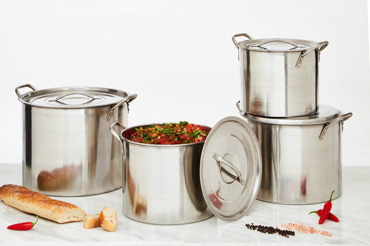 Crosse  Set Of 4 Stock Pots with Lids