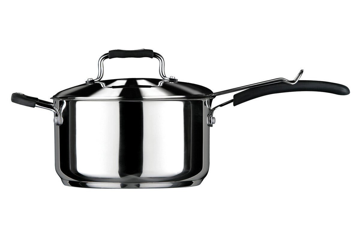 Tenzo 22 cm Stainless Steel Chip Pan with Glass Lid and Wire Basket