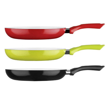 Ecocook 28cm Lime Green Frying Pan with Ceramic Coating