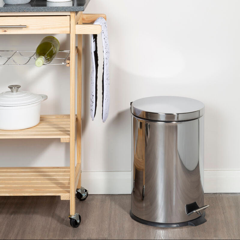 Parker Stainless Steel 20 Litre Pedal Bin