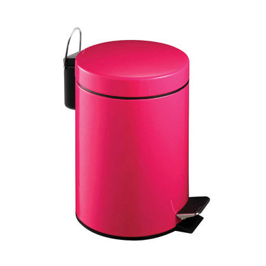 Parker Hot Pink 3 Litre Pedal Bin
