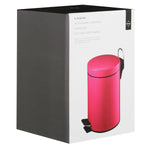 Parker Hot Pink 3 Litre Pedal Bin