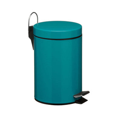 Parker 3 Litre Turquoise Pedal Bin