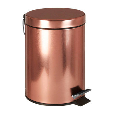 Parker Rose Gold Finish 5 Litre Pedal Bin