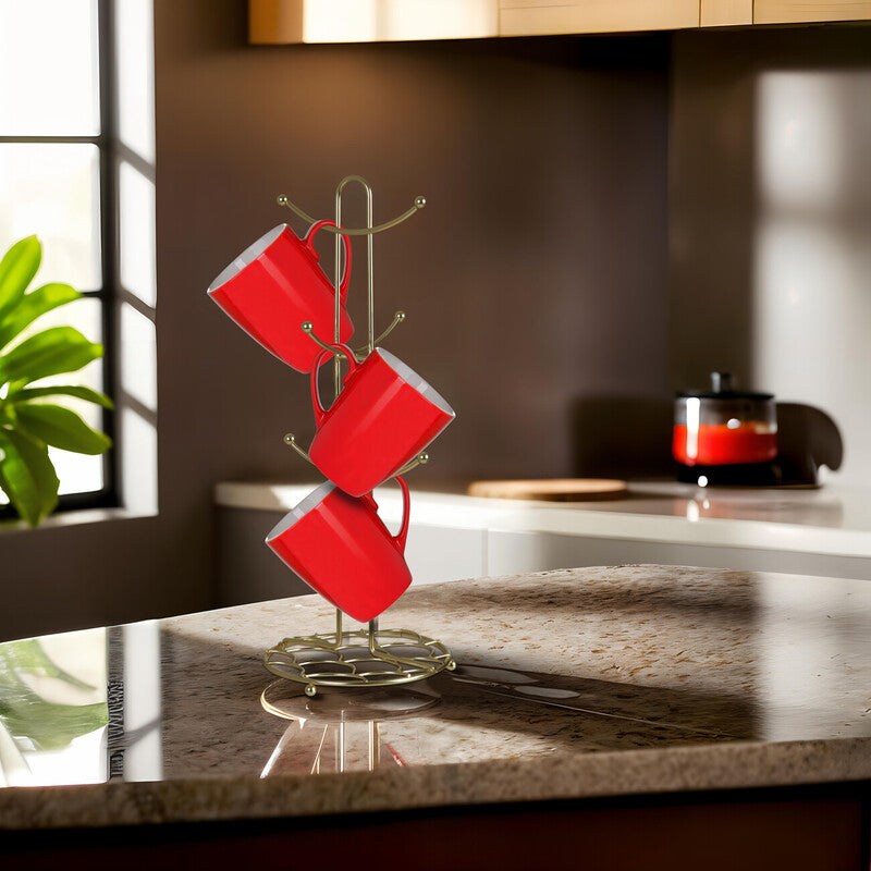 Vertex Deco Matte Gold Mug Tree