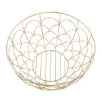 Vertex Deco Matte Gold Fruit Basket