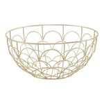 Vertex Deco Matte Gold Fruit Basket