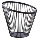 Emery Matt Black Wire Tall Basket