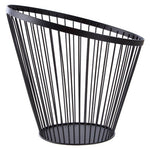 Emery Matt Black Wire Tall Basket