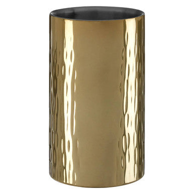 Mixology Hammered Brass Wine Cooler