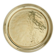 Miressa Brass Finish Large Serving Plate