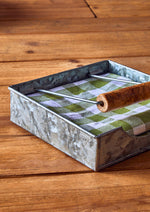 Drummond Galvanised Steel Napkin Holder