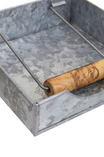 Drummond Galvanised Steel Napkin Holder