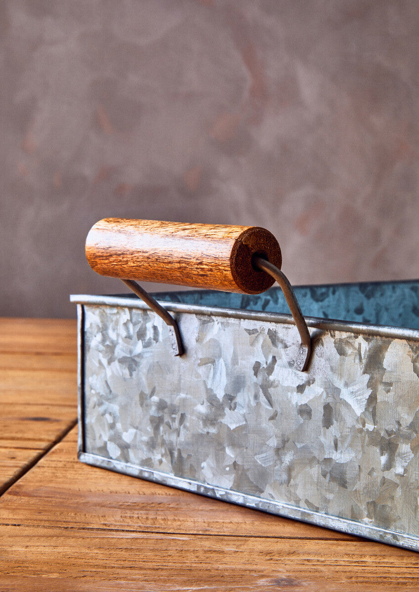 Drummond Galvanised Steel Rectangular Tray