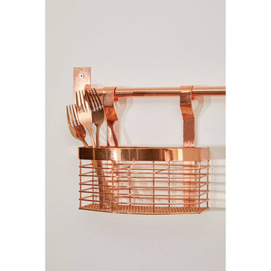Sorello Rose Gold Hanging Storage Basket