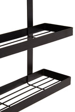 Sorello Matt Black Three Level Hanging Rack