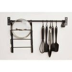 Sorello Matt Black Hanging Pan Lid Rack