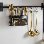 Sorello Matte Black Hanging Storage Basket