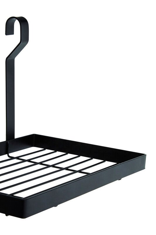 Sorello Matt Black Single Shelf Storage Rack