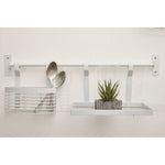 Sorello White Iron Hanging Storage Basket