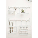 Sorello White Iron Hanging Storage Basket