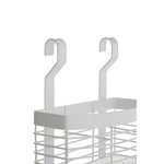 Sorello White Iron Hanging Storage Basket