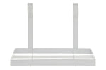 Sorello White Iron Single Shelf Storage Rack