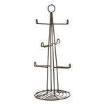 Vertex Black Nickel Finish 6 Cup Mug Tree