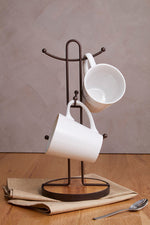 Vertex Bronze Powder Coated 6 Mug Tree