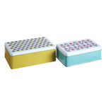 Paice Set of Two Rectangular Storage Tins