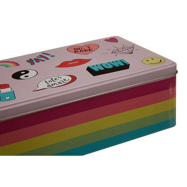 Paice Set Of 2 Fun Times Storage Tins