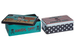 Pirate Set Of 2 Pirate Storage Tins