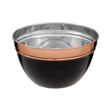 Prescott Small Black And Copper Mixing Bowl