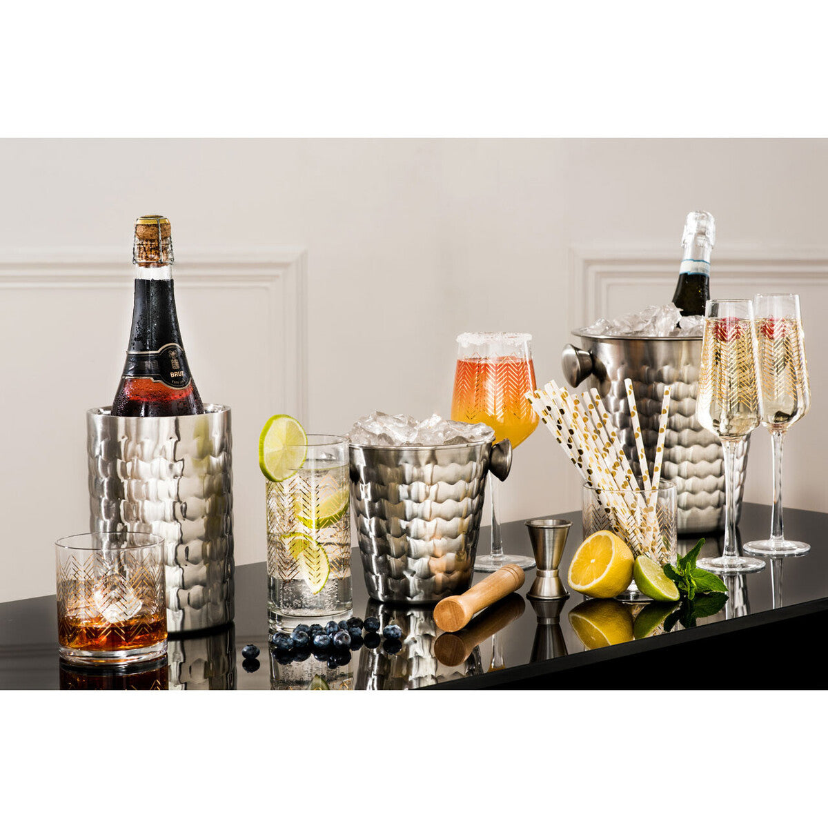 Honey Bee Wine Cooler With Stainless Steel Handles