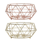 Vertex Copper Finish Fruit Basket