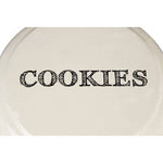 Sketch Cream Finish Round Biscuit Tin