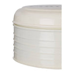Sketch Cream Finish Round Biscuit Tin