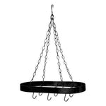 Valen Matt Black Oval Hanging Rack