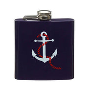 Auden Hip Flask With Anchor Design